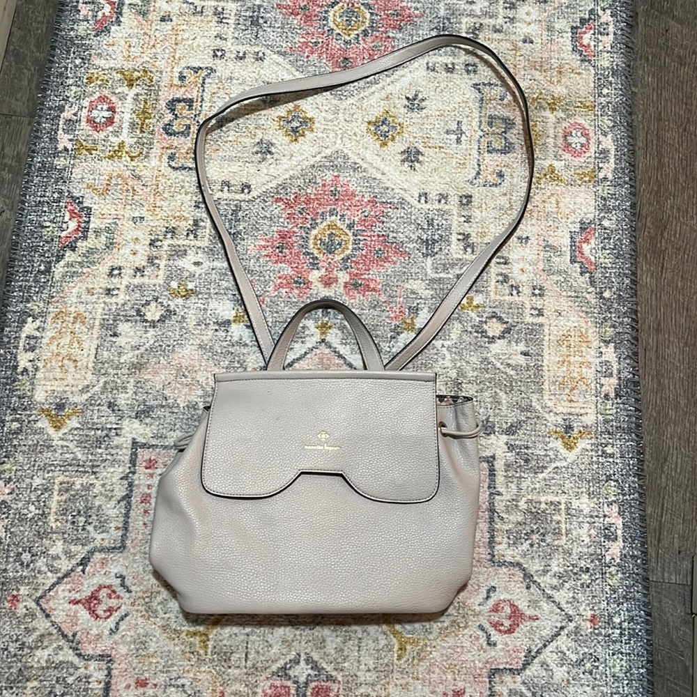 Nanette Lepore purse, gently worn with adjustable straps. Light tan